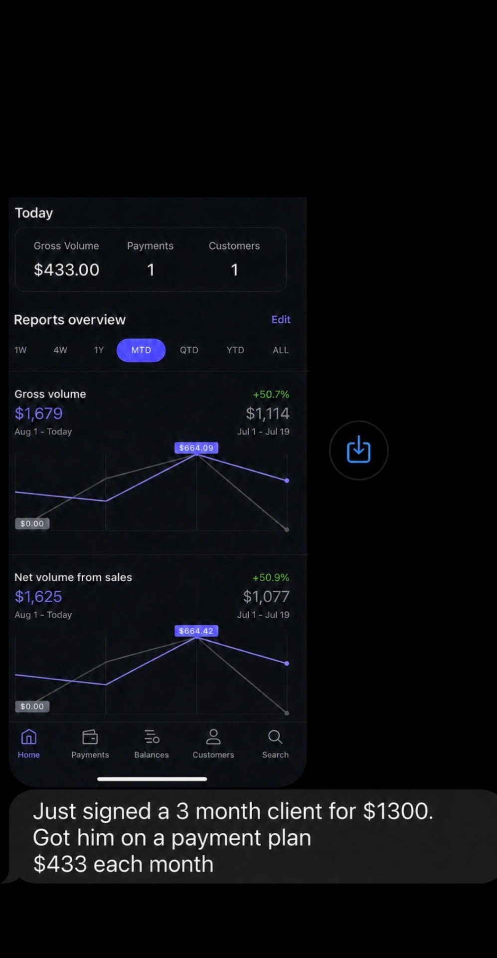 Coaching result screenshot 4